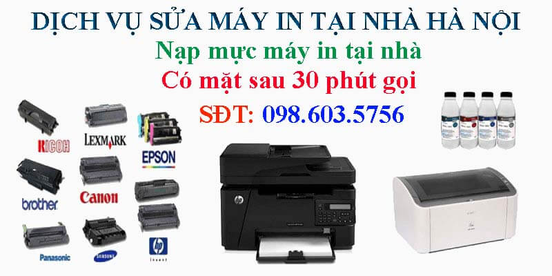 Dịch vụ sửa chữa máy in tại nhà