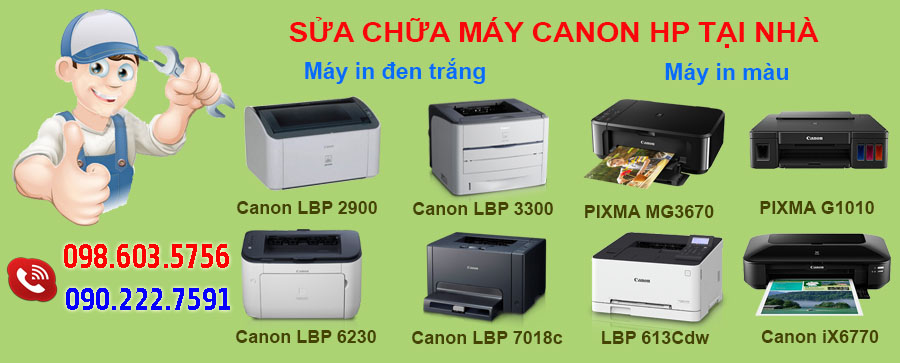 Dịch vụ sửa chữa máy in tại nhà